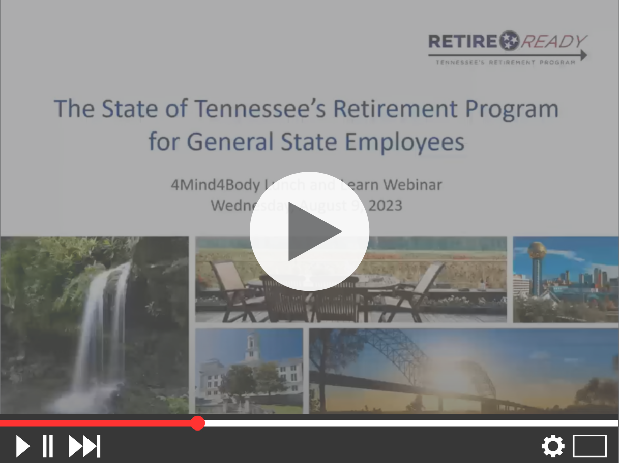RetireReadyTN State Retirement Plans and Resources video