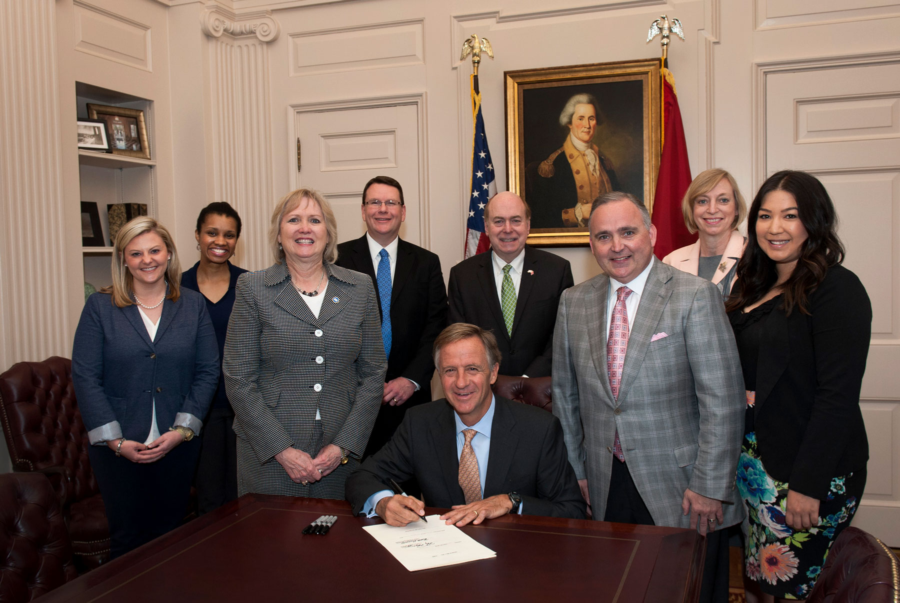 Tennessee Governor, Treasurer Lillard at ABLE bill signing