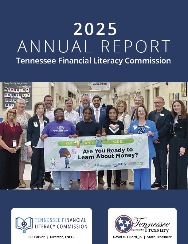Tennessee Financial Literacy Commission annual report cover